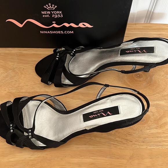 NINA DRESS SHOES•SLING BACK•SIZE 11•GREAT FOR HOLIDAYS & SPECIAL EVENTS - Picture 3 of 9